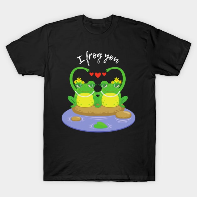 Frog Lesbian T-Shirt by RenKo2023